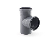 Тройник ВК 110/110х87 РТП, для внутренней канализации РосТурПласт 36574