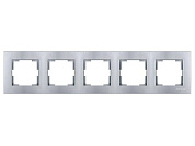 Рамка 5-ая горизонтальная серебро, RITA, Mutlusan 22208001582