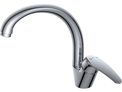 Смеситель для кухни, Lt D35, серия SHU, высота излива - 193,5, длина излива - 194,5. излив повоторный, G-образный. AV Engineering AVSHU4-A138-559