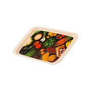 Поднос малый с декором 430×268мм Полимербыт 4310101