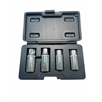 Шпильковерты (головки для снятия штифтов) 6-12 мм 1/2" (набор 4шт) CrV H-D HD-0620