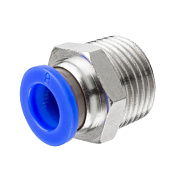 Фитинг для пластиковых трубок 8 мм-наружная резьба 3/8'' RockForce RF-SPC08-03