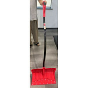 Лопата для снега пластиковая с металлическим черенком 460x320x1300 мм H-D HD-H464