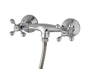 Смеситель для душа, цинк, хром Wisent W2065