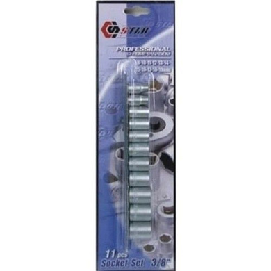 Набор торцевых головкок 8-19 мм 3/8", 11 пр Stab TK18510