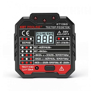 Тестер розеток КВТ KT106D PROLINE