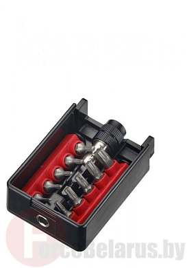 Набор бит TorxTR (с отверстием) T7H-T40H 11 пр. 1/4'' Force 21113T