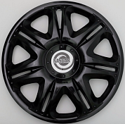 Колпак декоративный автомобильный Наскар черный глянец 15" (4 шт) Star S15266