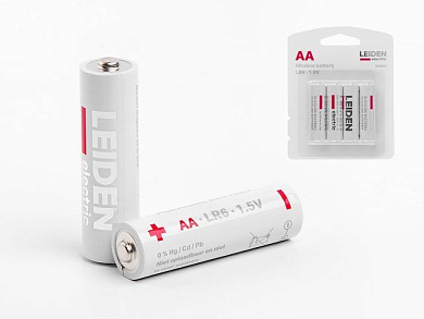 Батарейка AA LR6 1,5V alkaline 4 шт. LEIDEN ELECTRIC 808001