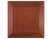 Выключатель 1-клав., скрытый, пруж. зажим, вишня, DARIA, 10 A, 250 V, IP 20, Mutlusan 21204010156