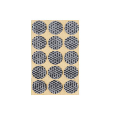 Подкладка самоприлипающая фетровая прорезиненная d30мм (1упак.=15шт), серая, FOLMAG 109729