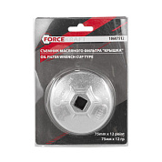 Cъемник масляного фильтра, ''крышка'' 75 мм х 12-гр ForceKraft FK-10687512