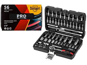Набор инструментов 56 пр. 1/4" 6-гр PRO STARTUL PRO-056S