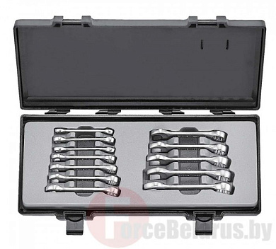 Набор укороченных комбинированных ключей 8-19 мм12 пр. Force 51214