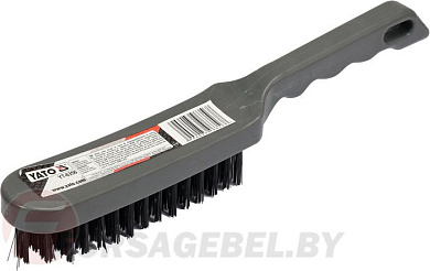 Щетка ручная стальная 6 рядка Yato YT-6356