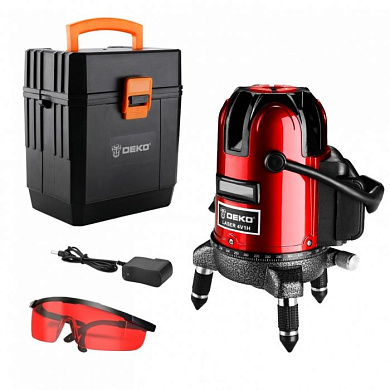 Уровень лазерный самовыравнивающийся LL57 SET 4 DEKO 065-0288