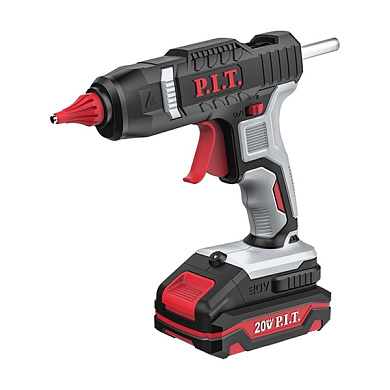 Аккумуляторный клеевой пистолет SOLO, 20В, стержень 11мм, расход 450г/ч PIT PEC20H-11A