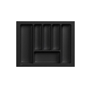 Лоток для столовых приборов 600 LINER 540*430, черный AKS 117247