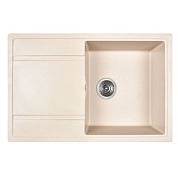 Мойка кухонная из мраморной крошки, cream, Wisent W780-30