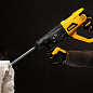 Перфоратор электрический RH-1050-26, SDS-plus, 1050 Вт, 3.2 Дж, 3 плюс 1 режим Denzel 26608