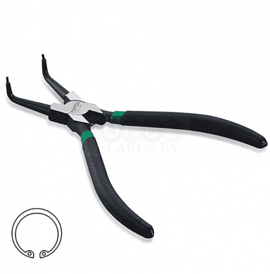 Съемник стопорных колец 305 мм 90° внутренний Toptul DCAC1212