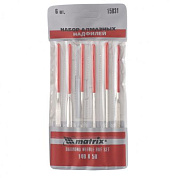 Набор надфилей алмазных, 140 х 50 х 3 мм, 6 шт. Matrix 15831