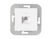Розетка 1-ая телефонная (скрытая) белая Уют Bylectrica ТР4-049