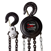Таль механическая подвесная с фиксацией цепи натяжения 0.5 т. Forsage F-TR9005