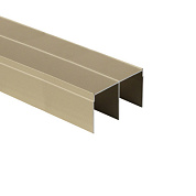 Профиль алюминиевый SENATOR золото направляющая верхн. L-6000 мм АЛЮТЕХ 13545