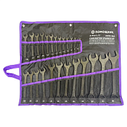 Набор комбинированных ключей 6-32 мм, рожковый ключ 36х41 мм 25 пр Помощник 5261P36 Black