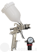 Краскораспылитель пневматический MASTER G600/1.4 HVLP с верхним бачком + редуктор FUBAG 110106