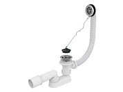 Сифон для ванны хромированный, Alcaplast A501-BL-01