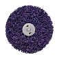 Круг зачистной 125 мм со шпинделем 6 мм фиолетовый Horex GTK4046
