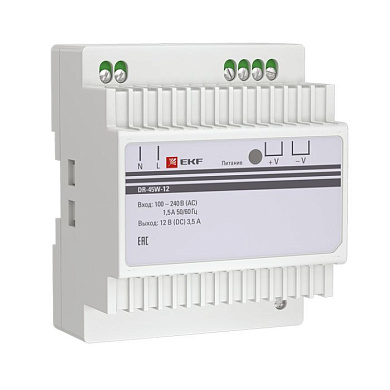 Блок питания 12В DR-45W-12 EKF PROxima dr-45w-12