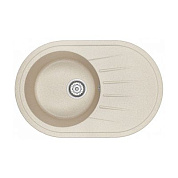 Мойка кварцевая, овальная, ST-7601, 760*500мм, беж, Granula 106476