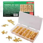 Набор контактных автомобильных клемм 600 пр RockForce RF-068684