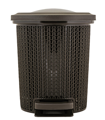 Контейнер для мусора с педалью Soul 6 л венге Пластик Репаблик SV4064ВНГ