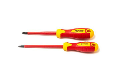 Набор отверток диэлектрических 2 пр. CrV6150 Forsage F-2028DE