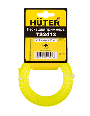 Леска (2.4 мм; 12 м; витой квадрат) TS2412 Huter 71/2/13