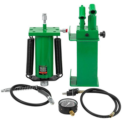 Цилиндр гидравлический 40 т, для пресса в комплекте со станцией гидравлической и манометром RockForce RF-0100-3R(из 2-х частей)