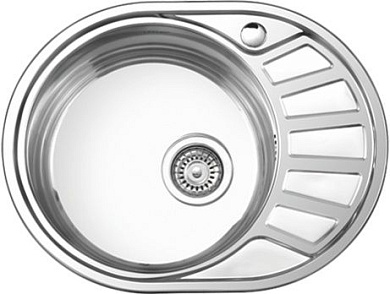 Кухонная мойка из нержавеющей стали, глянцевая Ledeme L85745-6L