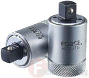 Трещоточный адаптер свечной 3/8'', с ограничителем на 24Hм Force 832324