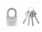 Замок навесной, хромированное покрытие 40 мм Matrix 91800