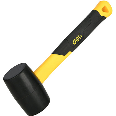 Резиновый молоток 0,225 кг, фибергласовая рукоятка Deli YS EDL5908