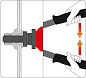 Заклепочник М3-М6 L200 мм Yato YT-36140