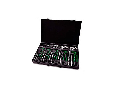 Набор для восстановления резьбы 130шт M5,M6,M8,M10,M12 Toptul