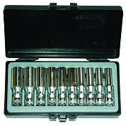 Набор головок Force 3103 глубоких с карданом (10-19 мм) 10 пр. 3/8''