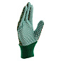 Перчатки садовые х/б ткань с ПВХ точкой, манжет, M Palisad 67762