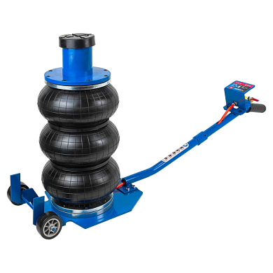 Домкрат подкатной пневматический 3 т, 145-500 мм, надставка-удлинитель 100 мм, Ø-255 мм Forsage F-TRA1724