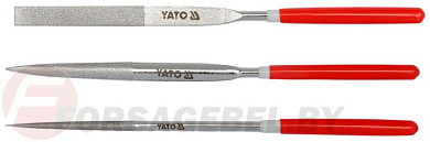 Набор надфилей алмазных 3 пр. 4х160x50 мм Yato YT-6150